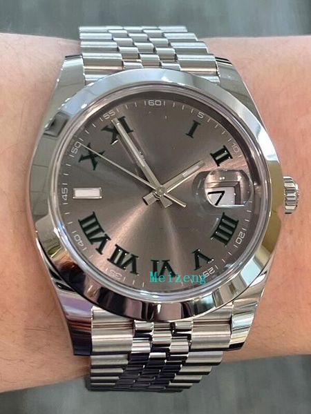 luxury wristwatch brand new men's automatic watches datejust 41 wimbledon jubilee bracelet ref. 126300-0014, Slivery;brown
luxury wristwatch brand new men's automatic watches datejust 41 wimbledon jubilee bracelet ref. 126300-0014, Slivery;brown