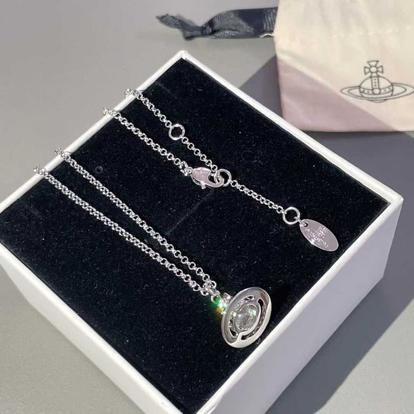 aristocrats high edition western queen mother vivian saturn orb three dimensional planet glass color diamond planet necklace, Silver
aristocrats high edition western queen mother vivian saturn orb three dimensional planet glass color diamond planet necklace, Silver