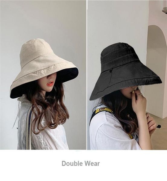 wide brim hats summer women doublesided cotton linen sun hat elegant big foldable antiuv beach floppy flat caps bob zz4895824693, Blue;gray
wide brim hats summer women doublesided cotton linen sun hat elegant big foldable antiuv beach floppy flat caps bob zz4895824693, Blue;gray