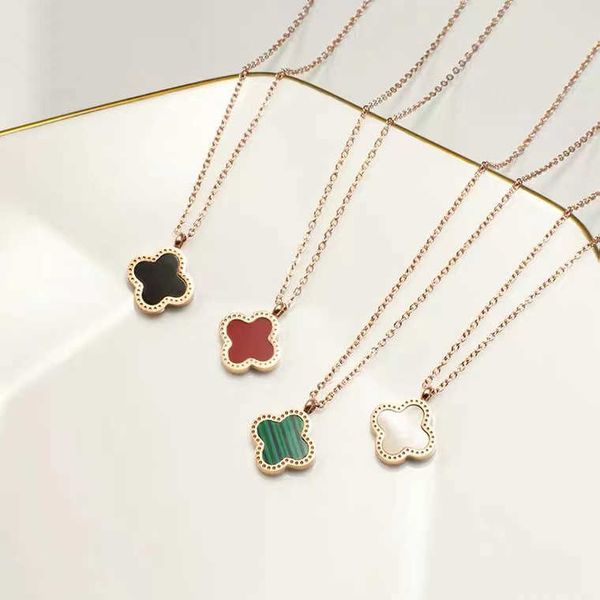 necklaces stainless steel 18k pendant natural mother-of-pearl four-leaf clover necklace does not fade, Silver
necklaces stainless steel 18k pendant natural mother-of-pearl four-leaf clover necklace does not fade, Silver