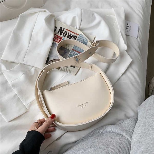 burminsa semi circular saddle shoulder crossover bag suitable for female designer brands with adjustable wide shoulder straps for girls', Black
burminsa semi circular saddle shoulder crossover bag suitable for female designer brands with adjustable wide shoulder straps for girls', Black