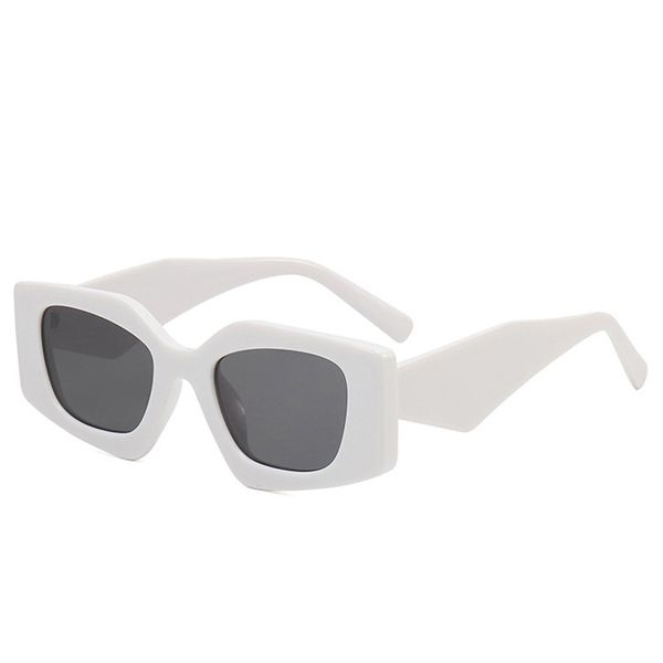 

Designer Retro Cat Eye Polarized Square Sunglasses Eyewear for Mens Womens Luxury Sun Glasses UV400 Anti-reflection Large Full Frame Summer Sports Beach White Gray