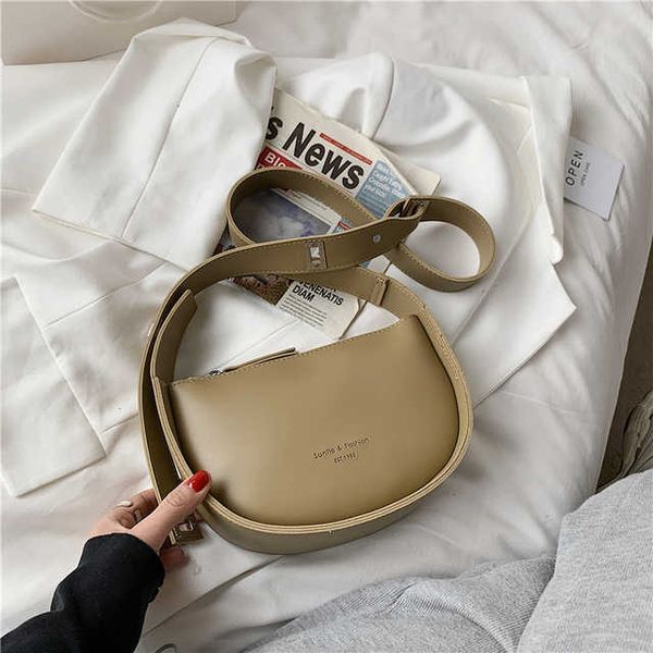 burminsa semi circular saddle shoulder crossover bag suitable for female designer brands with adjustable wide shoulder straps for girls', Black
burminsa semi circular saddle shoulder crossover bag suitable for female designer brands with adjustable wide shoulder straps for girls', Black