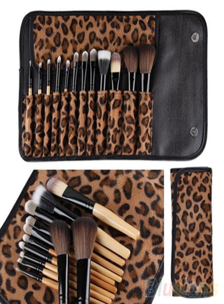 12pcs per set women pro makeup brush set cosmetic tool leopard bag beauty brushes kit by dhl 717013230140
12pcs per set women pro makeup brush set cosmetic tool leopard bag beauty brushes kit by dhl 717013230140