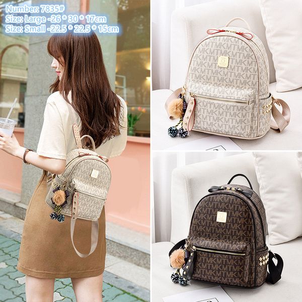 Factory sales ladies shoulder bags 2 colors street personality rivet punk backpack everyday Joker leather handbag trend letters contrast color handbags 7835#, Beige
Factory sales ladies shoulder bags 2 colors street personality rivet punk backpack everyday Joker leather handbag trend letters contrast color handbags 7835#, Beige