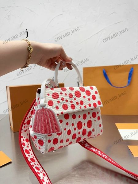red dots print designer handbag yk cluny bb mini womens leather shoulder bag compact clutch pumpkin shaped charm purse for women m21722 whit
red dots print designer handbag yk cluny bb mini womens leather shoulder bag compact clutch pumpkin shaped charm purse for women m21722 whit