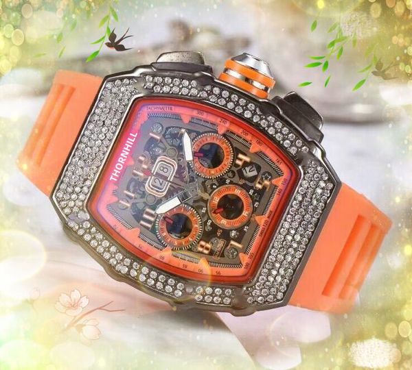 six stiches diamonds ring mens watches three eyes full functional clock wristwatches rubber strap quartz waterproof calendar montre de luxe, Slivery;brown
six stiches diamonds ring mens watches three eyes full functional clock wristwatches rubber strap quartz waterproof calendar montre de luxe, Slivery;brown