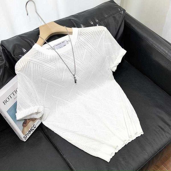 new short sleeve knitting tshirt men slim streetwear color contrast t shirt men tee shirt homme social club outfits tshirt tit, White;black
new short sleeve knitting tshirt men slim streetwear color contrast t shirt men tee shirt homme social club outfits tshirt tit, White;black
