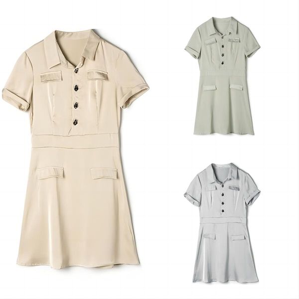 23ss luxury simplicity polo dress 23ss women's fashion dress office ladies collar middle waist adjustable buckle connection, Black;gray
23ss luxury simplicity polo dress 23ss women's fashion dress office ladies collar middle waist adjustable buckle connection, Black;gray