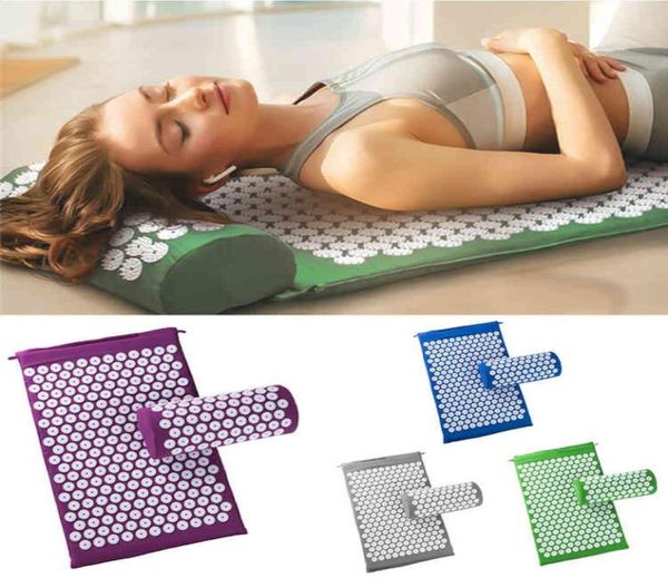 6642cm massage cushion yoga acupressure mat pillow set neck back foot muscle relaxation sponge cotton pvc stress pain relief home8846365
6642cm massage cushion yoga acupressure mat pillow set neck back foot muscle relaxation sponge cotton pvc stress pain relief home8846365
