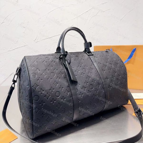 fashion designer duffel bags for men women travel carry on luxury luggage leather handbags large capacity keepalls sports luggages 50cm
fashion designer duffel bags for men women travel carry on luxury luggage leather handbags large capacity keepalls sports luggages 50cm