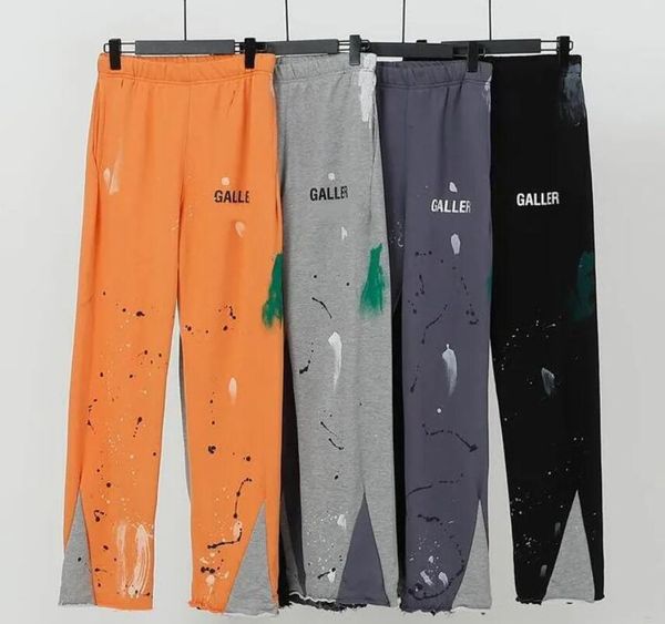 men's pants designer sweatpants mens tech fleece joggers galleryes depts pants speckled letter print womens couple loose trousers, Black
men's pants designer sweatpants mens tech fleece joggers galleryes depts pants speckled letter print womens couple loose trousers, Black