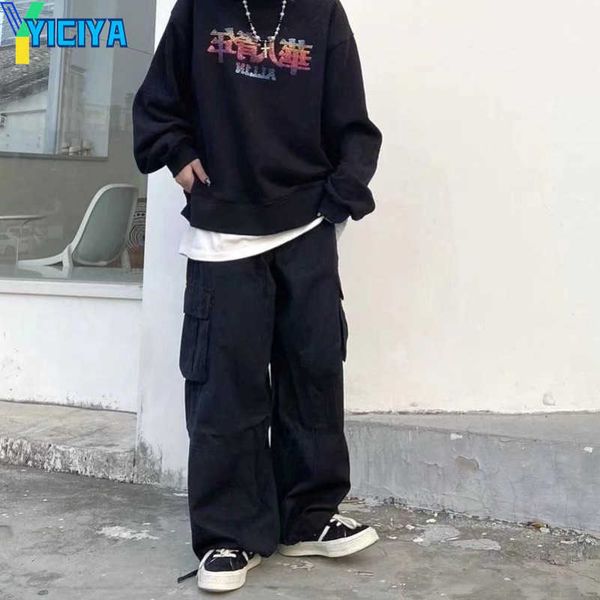 yiciya men's pants men's cargo pants khaki cargo pants black men's vintage loose fall casual japanese street apparel hip hop
yiciya men's pants men's cargo pants khaki cargo pants black men's vintage loose fall casual japanese street apparel hip hop