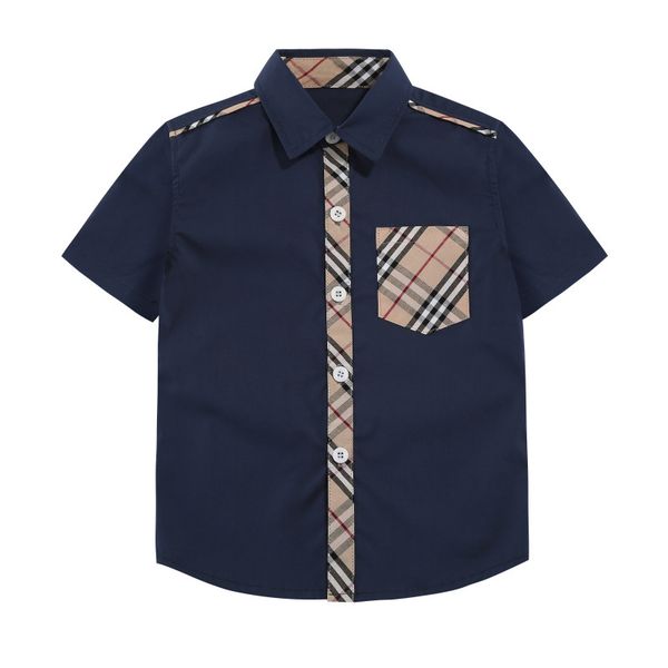 baby designer boys girls plaid t-shirts summer kids short sleeve t-shirt turn-down collar children tees child clothes, Blue
baby designer boys girls plaid t-shirts summer kids short sleeve t-shirt turn-down collar children tees child clothes, Blue