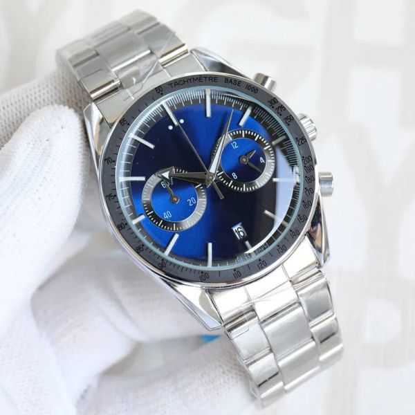 sport luxury mens watches chronograph brand designer wristwatches stainless steel band classic watch for men's christmas birthday fathe, Slivery;brown
sport luxury mens watches chronograph brand designer wristwatches stainless steel band classic watch for men's christmas birthday fathe, Slivery;brown