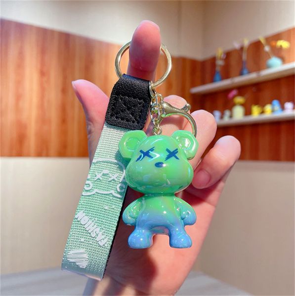 cute cartoon resin fluid bear keychain, bag pendant pendant, doll small gift keychain, Silver
cute cartoon resin fluid bear keychain, bag pendant pendant, doll small gift keychain, Silver