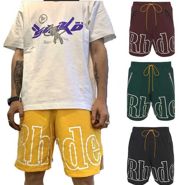 1kht designer men rh limited rhude shorts summer swim short knee length hip hop high street sports training beach pants mens elastic waist, White;black
1kht designer men rh limited rhude shorts summer swim short knee length hip hop high street sports training beach pants mens elastic waist, White;black