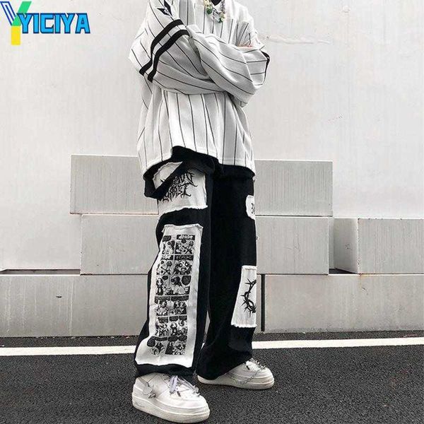 yiciya spring and autumn cartoon patch large size pants men ins fashion high street lazy harajuku cargo pants streetwear casual jogger, Black
yiciya spring and autumn cartoon patch large size pants men ins fashion high street lazy harajuku cargo pants streetwear casual jogger, Black