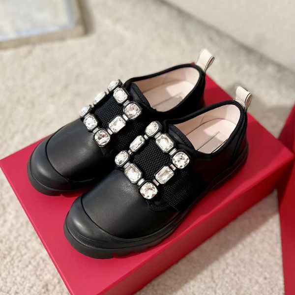 designer casual shoes luxury brand women's shoes rhinestone buckle small white shoes comfortable elegant everything height slim outdoor, Black
designer casual shoes luxury brand women's shoes rhinestone buckle small white shoes comfortable elegant everything height slim outdoor, Black