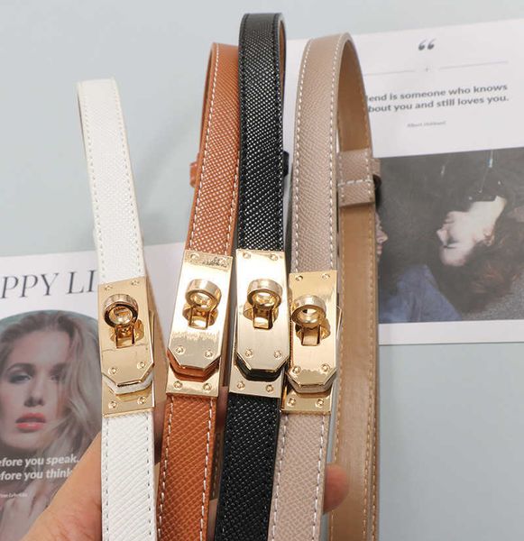 belts suspenders aijia lock buckle adjustable thin women's decorative dress suit with sweater waistband versatile simple belt, Black;brown
belts suspenders aijia lock buckle adjustable thin women's decorative dress suit with sweater waistband versatile simple belt, Black;brown