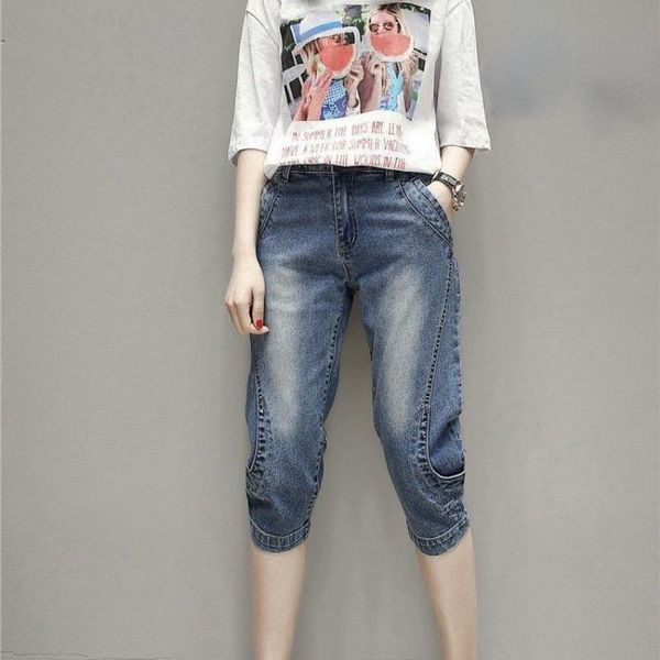 jeans women capris jeans 2022 new summer high waist baggy jeans woman female streetwear calf length denim harem trousers 4xl, Blue
jeans women capris jeans 2022 new summer high waist baggy jeans woman female streetwear calf length denim harem trousers 4xl, Blue