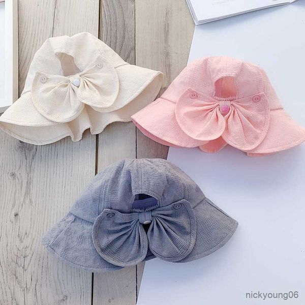 hair accessories sweet baby girl hat summer bowknot bucket soft cotton kids beach sun cap, Slivery;white
hair accessories sweet baby girl hat summer bowknot bucket soft cotton kids beach sun cap, Slivery;white