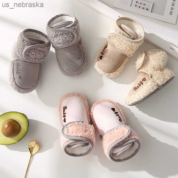 1 pair babys snow booties infant girls boys toddler antislip winter warm soft slippers socks shoes newborn first walkers boots l230518
1 pair babys snow booties infant girls boys toddler antislip winter warm soft slippers socks shoes newborn first walkers boots l230518