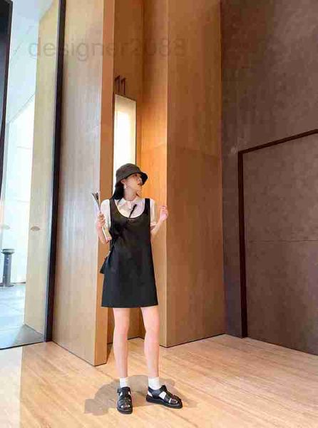 basic & casual dresses designer 2023 summer new elegant age reducing triangle standard fake two piece polo neck bubble sleeve dress slim sho, Black;gray
basic & casual dresses designer 2023 summer new elegant age reducing triangle standard fake two piece polo neck bubble sleeve dress slim sho, Black;gray