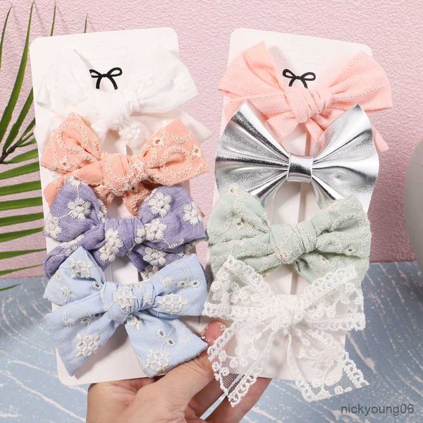 hair accessories 4pcs/set new girls clip set cute bow embroidered flowers headwear for kids hairpin headdress, Slivery;white
hair accessories 4pcs/set new girls clip set cute bow embroidered flowers headwear for kids hairpin headdress, Slivery;white