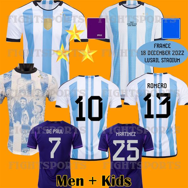argentina 3 star soccer jerseys final fan player 2022 2023 22 23 enzo alvarez di maria messis kids kit men football shirt tagliafico maradon, Black;yellow
argentina 3 star soccer jerseys final fan player 2022 2023 22 23 enzo alvarez di maria messis kids kit men football shirt tagliafico maradon, Black;yellow