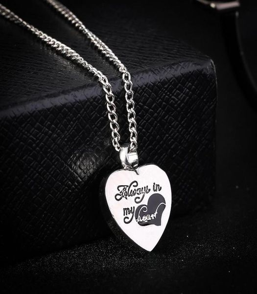 2 color urn pendant quotalways in my heartquot heart premium stainless steel necklace for cremation ashes urn chain necklace f4188382, Silver
2 color urn pendant quotalways in my heartquot heart premium stainless steel necklace for cremation ashes urn chain necklace f4188382, Silver
