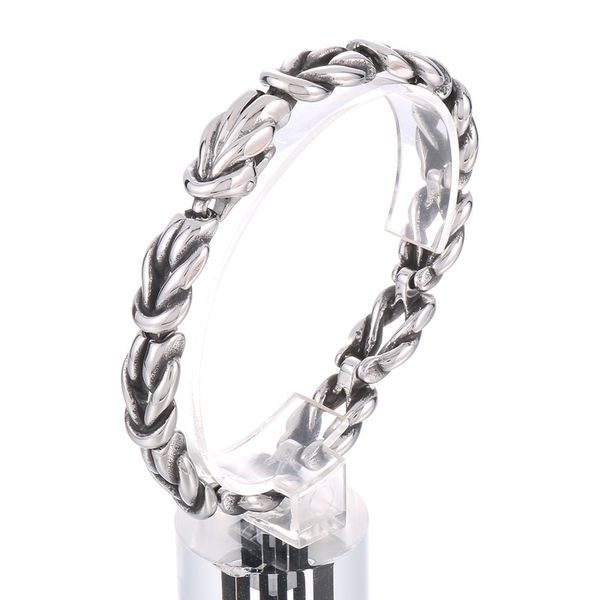 stainless steel rope knot bracelets peace knot link chain bracelet simple jewelry for women mens 13mm 8.26inch 58g weight, Black
stainless steel rope knot bracelets peace knot link chain bracelet simple jewelry for women mens 13mm 8.26inch 58g weight, Black