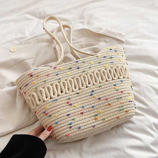 new summer woven bag with one shoulder hollow out high capacity french straw beach resort for women
new summer woven bag with one shoulder hollow out high capacity french straw beach resort for women