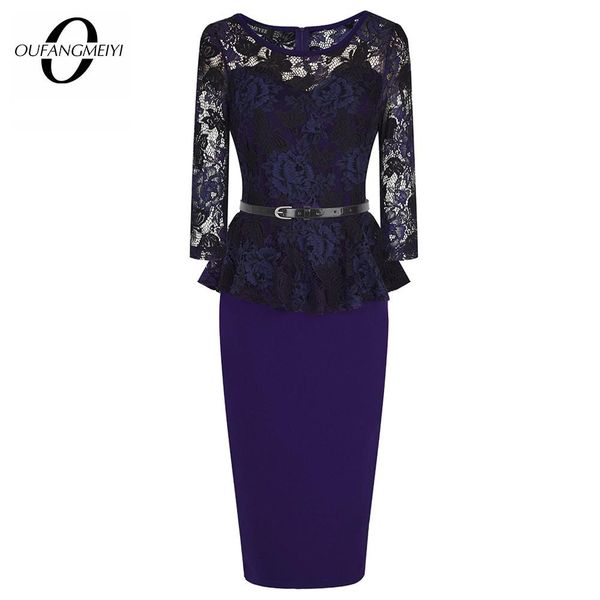 dresses women retro floral lace see through dress elegant o neck with belt charming pencil dress eb360, Black;gray
dresses women retro floral lace see through dress elegant o neck with belt charming pencil dress eb360, Black;gray
