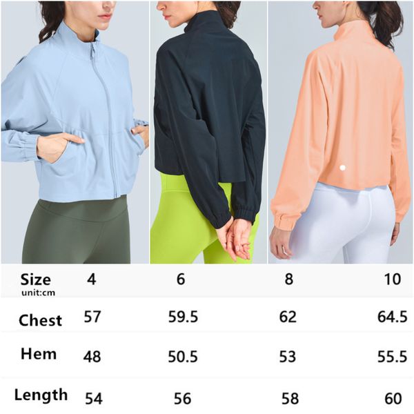 ll-wt1326 womens yoga outfit outer jackets outdoor exercise fitness running wear casual sportswear long sleeve loose sun-protective clothing
ll-wt1326 womens yoga outfit outer jackets outdoor exercise fitness running wear casual sportswear long sleeve loose sun-protective clothing