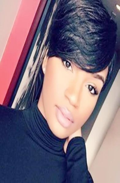 short pixie cut black women human hair straight bob wigs with bangs none lace wigs full machine made5789043, Black;brown
short pixie cut black women human hair straight bob wigs with bangs none lace wigs full machine made5789043, Black;brown