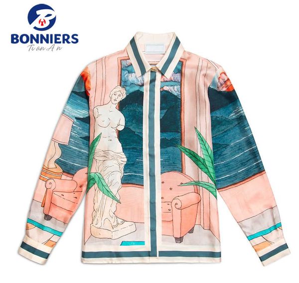 casual satin shirt shirts hawaiian shirt print long sleeves vacation beach all silk custom silk knitted for men cr, White;black
casual satin shirt shirts hawaiian shirt print long sleeves vacation beach all silk custom silk knitted for men cr, White;black