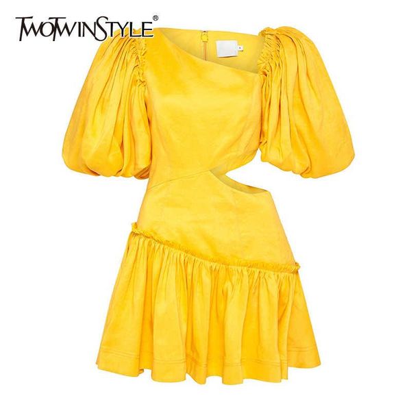dresses twotwinstyle hollow out dress for women skew collar puff sleeve high waist mini summer dresses female fashion new clothes, Black;gray
dresses twotwinstyle hollow out dress for women skew collar puff sleeve high waist mini summer dresses female fashion new clothes, Black;gray