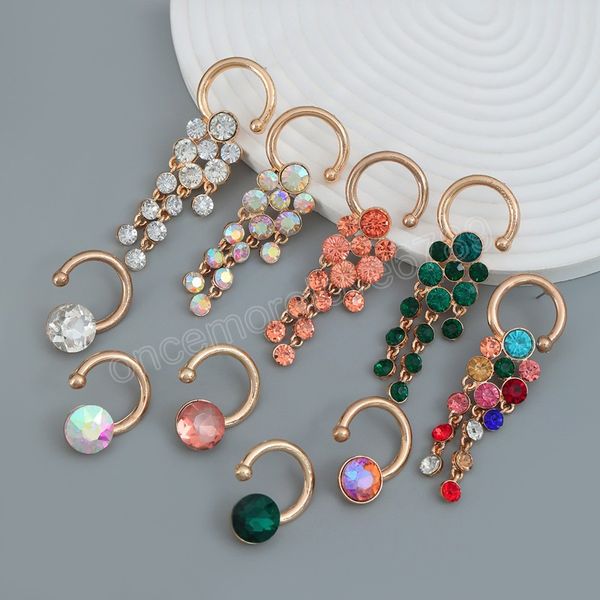 fashion metal rhinestone geometric earrings for women's exaggerated creativity dangle earrings banquet jewelry accessories, Silver
fashion metal rhinestone geometric earrings for women's exaggerated creativity dangle earrings banquet jewelry accessories, Silver
