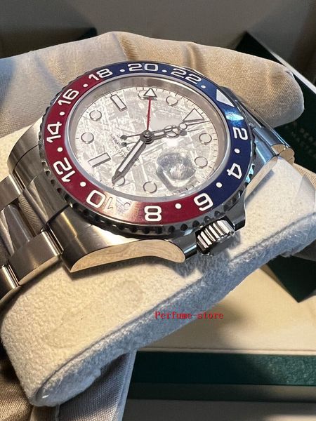 new feb 2023 gmt- ii "pepsi" white gold 126719blro meteorite dial fashion brand automatic waterproof sapphire men's watch, Slivery;brown
new feb 2023 gmt- ii "pepsi" white gold 126719blro meteorite dial fashion brand automatic waterproof sapphire men's watch, Slivery;brown