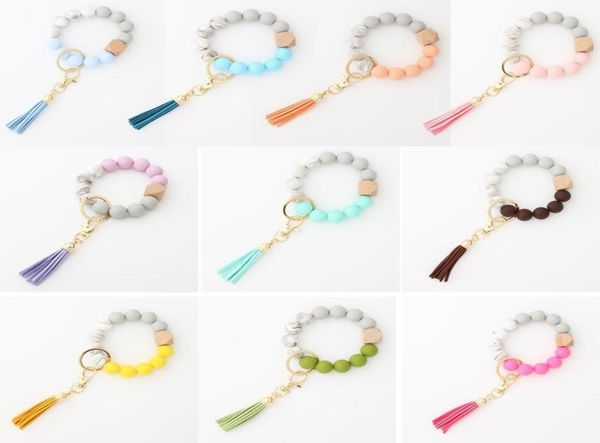 bead keychain wooden tassel bead string chain food grade silicone bead bracelet women girl key ring wrist strap bracelet keychain7498026, Silver
bead keychain wooden tassel bead string chain food grade silicone bead bracelet women girl key ring wrist strap bracelet keychain7498026, Silver