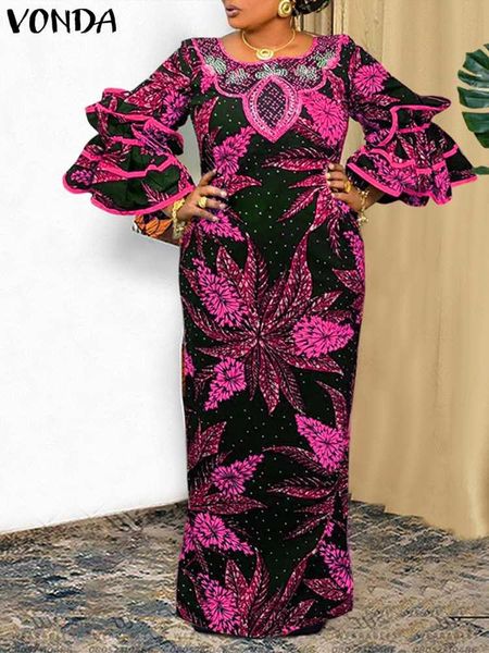 dresses women evening party dress vonda 2023 autumn flare sleeve vintage printed maxi long sundress casual loose holiday robe femme, Black;gray
dresses women evening party dress vonda 2023 autumn flare sleeve vintage printed maxi long sundress casual loose holiday robe femme, Black;gray