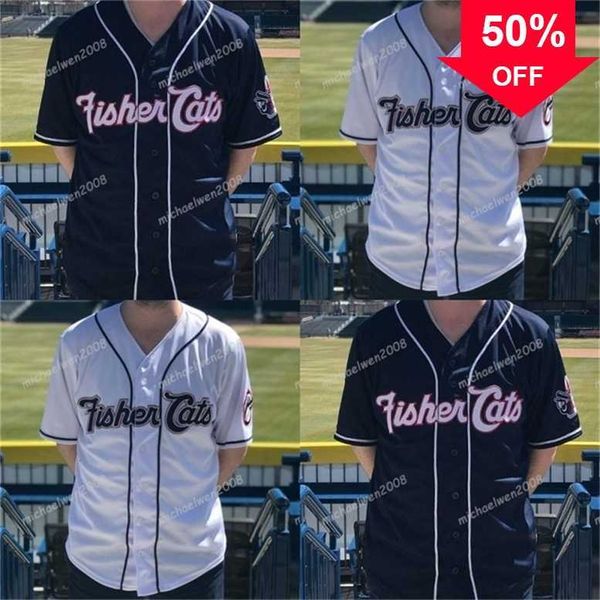 xflsp glamitness mens new hampshire fisher cats white navy blue custom double stitched shirts baseball jerseys high-quality, Black
xflsp glamitness mens new hampshire fisher cats white navy blue custom double stitched shirts baseball jerseys high-quality, Black
