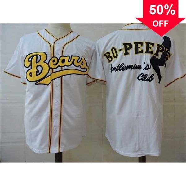 xflsp glamit mens bears bo peeps movie baseball jersey button down white 100% stitched baseball jerseys s-xxxl vintage wholesale, Black
xflsp glamit mens bears bo peeps movie baseball jersey button down white 100% stitched baseball jerseys s-xxxl vintage wholesale, Black