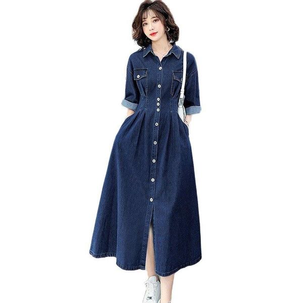 dresses women denim dress spring summer new 2022 cowboy dress female casual midlength fashion loose cowboy dresses women dress vestido, Black;gray
dresses women denim dress spring summer new 2022 cowboy dress female casual midlength fashion loose cowboy dresses women dress vestido, Black;gray