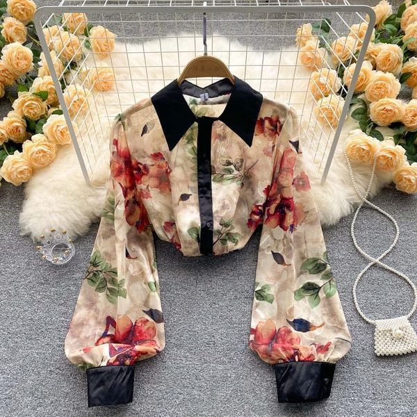 t-shirt flower print chiffon vintage transparent thin women's blouse shirt poloneck lantern sleeve pullover blouses spring summer 2023, White
t-shirt flower print chiffon vintage transparent thin women's blouse shirt poloneck lantern sleeve pullover blouses spring summer 2023, White