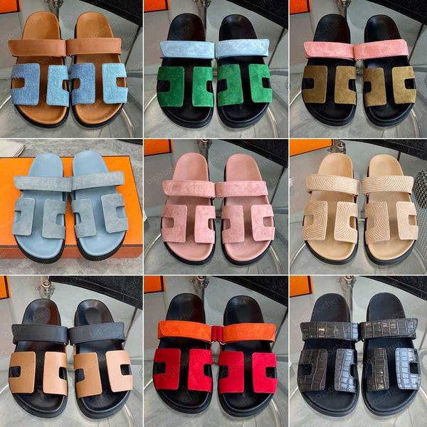 designer chypre slippers men's women's beach sandals classic buckle summer non-slip outdoor leather flip-flops one foot stirrup la, Black
designer chypre slippers men's women's beach sandals classic buckle summer non-slip outdoor leather flip-flops one foot stirrup la, Black