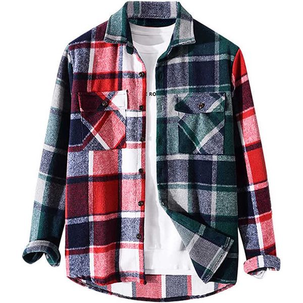 classic flannel shirt button down shirt jacket long sleeves mens plaid shirt fn, White;black
classic flannel shirt button down shirt jacket long sleeves mens plaid shirt fn, White;black
