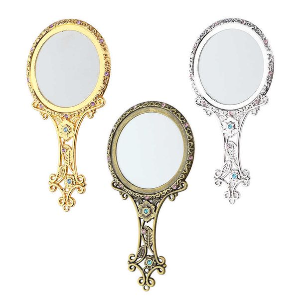 makeup tools portable vintage hand held mirror travel compact makeup beauty mirrors pocket-sized metal glass mirror vanity dresser decor j23
makeup tools portable vintage hand held mirror travel compact makeup beauty mirrors pocket-sized metal glass mirror vanity dresser decor j23