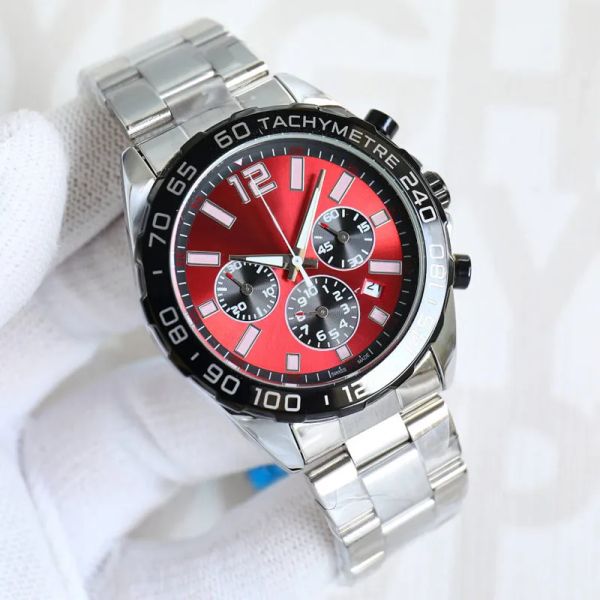 fashion luxury mens watch chronograph designer wristwatches brand all stainless steel band classic watches for men christmas birthday, Slivery;brown
fashion luxury mens watch chronograph designer wristwatches brand all stainless steel band classic watches for men christmas birthday, Slivery;brown